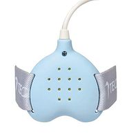 Bedwetting Alarm Bright Lights and Strong Vibrations 3 Modes for Deep Sleepers Enuresis Alarm Incontinence Potty Training for Kids Boys Girls (Blue)