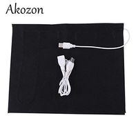 Akozon 1pc 5V USB Electric Cloth Heater Pad Heating Element for Clothes Seat Pet Warmer 35℃-50℃