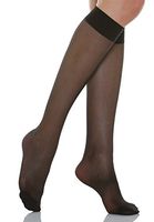 Relaxsan Basic 700[N] (1 Pair - Black, Sz.2) - light support knee high socks 10-15 mmHg, 100% Made in Italy