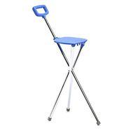 Diry Triangle Walker Old Man Stool Three-Legged Cane Can Sit Lightly