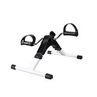 Wuzhengzhijia Foldable Beautiful Leg Pedal Machine Leg Trainer, Lazy Home Rehabilitation Training Folding Bike Mini Exercise Bike