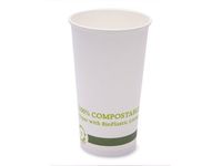World Centric's 100% Biodegradable, 100% Compostable Paper PLA-Lined 20 Ounce Coffee Cup (Package of 200)
