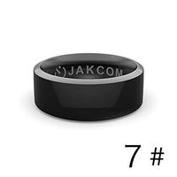 jakcom Smart Ring R3 in Smart Gadgets Accessories New Technology for Android Windows NFC Mobile Phone Mens Women jewellry (Black, 7)