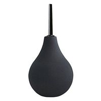 Anal Douche and Enema System by Healthy Vibes - Deluxe Home Enema for Anal or Vaginal Douching Aids in Hygiene - Simple to Use, Safe and Easy to Clean - Made of Silicone and ABS Plastic (L, Black)