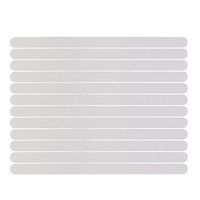 TOPBATHY 30pcs Transparent Shower Stickers Non Slip Shower Strips for Bathroom Bathtub Floor Stair (2cm x 20cm)