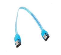 10" SATA-3 6 Gb/s w/ Metal Latch Cable, Blue, FIA-C110B