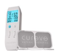 Cureve TENS + EMS Unit Combination Pain Relief System and Muscle Stimulator - Professional, Rechargeable, Portable and Powerful