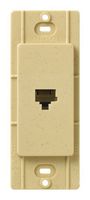 Lutron SC-PJ-GS Satin Colors Phone Jack, Goldstone