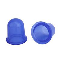 Relaxus Traditional Chinese Medicine Cupping Therapy Kit. 2 Silicone Cups