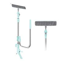 HUINING Arrival Telescopic Window Cleaning Tool Smart Angle Adjust Wash Bar Cleaner with Squeegee for External Double Faced Window with Spray Head & Extension Pole