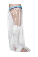 Med-Aid Premium Quality 100% Waterproof Cast Cover/Bandage Protector - Long Leg Cover for Adults - 0A1 (US Brand)