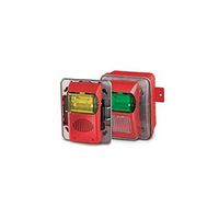 Gentex WGECA24-75PWW Outdoor Color Horn/Strobe w/ Back Box (Amber/White)