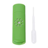 Tebatu USB Car Essential Oil Diffuser Humidifiers, Mini Essential Oil Diffuser for Office Home Spa Yoga 7x2.2cm