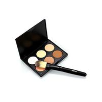 Meidexian8888 MIni 6 Colors Face Powder,MIni 6 Colors Face Powder Camouflage Cream Contour Palette Suit (A)