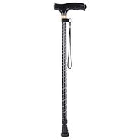 Walking Stick/Crutches, Aluminum Alloy Walking Canes with LED Light Ergonomic Handle 10 Adjustable Height Levels for Elderly Men Women Disabled Cane,Gold