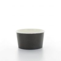 Packnwood 210POC270N 270 ml. Black Paper Cup