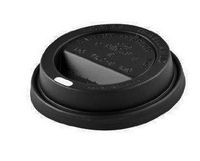 Black Dome Lid for 10-16 oz PerfecTouch Cups and 12-20 oz Paper Hot Cups 4 x 100= 400-pack