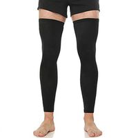 N'joy Maklulu Compression Leg Sleeves (1 Pair) 2019 Breathable Fabric with UV Resistance-XXL(Black)