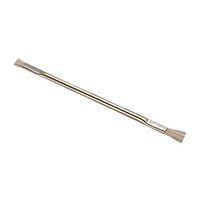 ESD-Safe Double Ended Brush with 1/4 & 1/2" Hog Hair Bristles and a Stainless Steel Handle, 4-1/2" Long