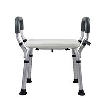 Bath Stool Elderly Bath Chair Shower Chair Bathroom Stool Slip Elderly Disabled Bath Chair Pregnant Women Bath Stool (Color : White, Size : 42cm33cm)