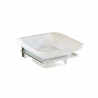 LAONA Modern minimalist chrome bathroom accessories set toilet brush / hook hook,Soap dish