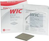 Polymem Wic Silver Cavity Wound Filler 3" X 3" Part No. 1333 (10/box)
