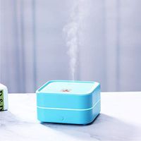 100ml Essential Oil Diffuser Aromatherapy Cool Mist Waterless Auto Shut-Off BPA-Free (Blue)