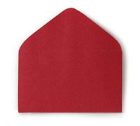 125 ct. RED Florist Enclosure Card ENVELOPES RSVP 2-1/2" x 4-1/4"- Small White Red Birthday Anniversary Special Occasion Gift Party Favor