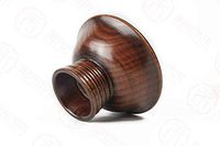 WWSHM Tibetan Characteristics High Base Wooden Bowl Fruit Bowl Mongolian Cultural Tableware Creative Chinese-Style Pastry Plates