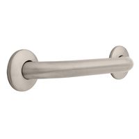 Franklin Brass 5712SN 1-1/4-Inch x 12-Inch Concealed Mount Safety Bath and Shower Grab Bar, Satin Nickel