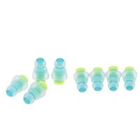 dailymall 4Pair Silicone Ear Plugs Noise Cancelling Sound Blocking Hearing Protection