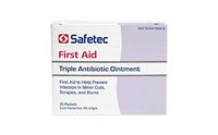 Safetec Triple Antibiotic Ointment, 0.9 gm Packets, Box of 25