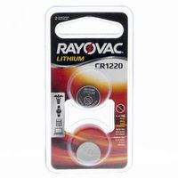 RAYOVAC - (2 Pack) CR1220 3V Coin Cell Battery