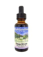WishGarden Herbs - Deep Stress, Organic Herbal Stress Relief, Combination of Ten Soothing Herbs Support Normalized Mood and Energy (1 Ounce Dropper)