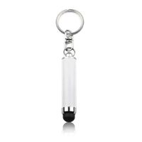 iPad 2 Stylus Pen, BoxWave [Bullet Capacitive Stylus] Mini Stylus Pen with Keyring Loop for Apple iPad 2 - Metallic Silver