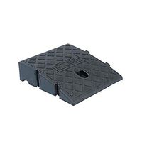 Splice Threshold Ramp Mat, Non-Slip Car Triangle Pad, Bicycle Scooter Wheelchair Skateboard Steps Ramp Mat (Size: 25 27 13.5cm) (Color : Black, Size : 25277CM)