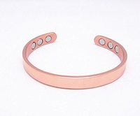 Copper Bracelet with 6 Magnets, Cures Joint Pain, Great Natural Remedy Relief, Aid for Men or Women. Severe Arthritis Pain Relief Healing Therapy Bangle by Kenza