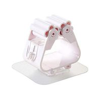 2 Pcs Mop and Broom Holder Self Adhesive Hook Wall Mounted Handle Storage Rack & Organizer