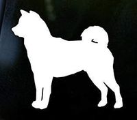 Akita Dog Husky Shiba Inu l 5.5" Diecut Vinyl Decal Sticker Japanese Car Laptop (Choose Color)