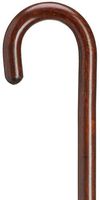 Lady's Crook Cane Round Nose Walnut Ladies Cane
