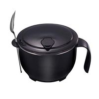 Bowl Bento Box 304 Stainless Steel Instant Noodle Bowl with Lid Student Set Convenient Chopsticks Meal Cup Dormitory Lunch Box Artifact Liner Health Send Tableware to Send Insulation Bag Household tab