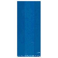 Amscan 379500.10499999998 Party Bags, 9 1/2"H x 4"W x 2 1/4"D, Bright Royal Blue