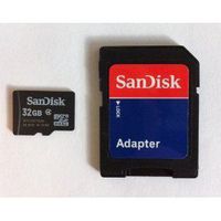 5 X SanDisk 32GB MicroSDHC High Speed Class 4 Card with MicroSD to SD Adapter