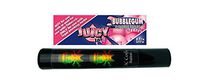 Herb Airtight Tube Pocket Protector with Juicy Jay's Bubblegum 1.25 Flavored Hemp Rolling Papers 1 Count DC Crafts Nation- Rasta Skull