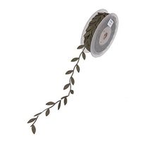 PIXNOR Leaf Ribbon, Satin Vine Garlands Sew On Trims DIY Wedding Decoration