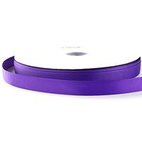 XKSIKjian's Gift Wrapping Supplies, 100 Yards Satin Ribbon Packing Card Christmas Craft Wedding Festival Birthday Party DIY Gift Wrap Decor - Dark Purple