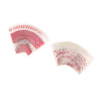 200pcs Valentine Cellophane Cello Packing Bags Self Adhesive Seal Lipstick Cookie Bags Pink Heart S & Flowers M