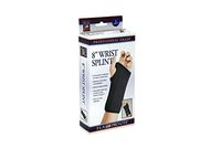 FLA Orthopedics 22-451SMBLK Pro-Lite 8" Wrist Splint Support Brace, Left Small Black