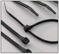 Boston Industrial 175 Tensile Strength 14 Inch Cable Ties, 100 Pack - Black