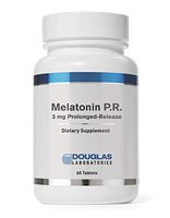Douglas Laboratories - Melatonin P.R. - 3 mg Prolonged-Release Melatonin Supports Sleep/Wake Cycles - 60 Tablets